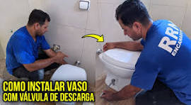 COMO INSTALAR VASO SANITÁRIO COM VÁLVULA DE DESCARGA (Passo a Passo)