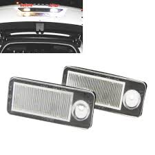 White 2x Car Led Rear Number License Plate Light For Audi A4 B5 Avant S4 B5 Avant A6 B4 C5 Rs6 Rs6 Plus A6 S Car Lights Bose Soundlink Mini Electronic Products