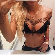 Henna Tattoo And Jewelery Mehendi Mandala Art Mehendimandalaart Mehendimandala Mehendimandala Henna Chest Tattoo Designs For Girls Girl Tattoos