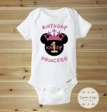 Baby Girl 1st Birthday Onesie Free Shipping Available