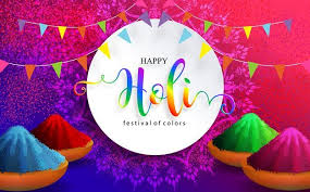 According to the hindu calendar, holi falls on the full moon. Happy Holi Festival Hintergrund Kostenlose Vektor