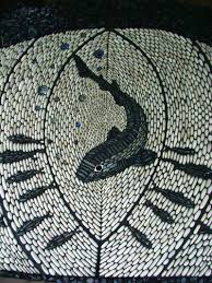 Fab Pebble Mosaic By Joel Baker Julia A Deer Do We Dare Stone Mosaic Pebble Mosaic Stone Art