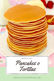 Receta De Pancakes Esponjosos Tortitas Americanas Tradicionales Tortitas Caseras Rapidas Tortitas Americanas Hotcakes Receta Receta Tortitas