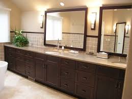Bathroom Vanity Oil Rubbed Bronze Hardware On Darker Cabinets Kitchens Forum Garden Trendy Bathroom Tiles Dark Brown Cabinets Trendy Kitchen Backsplash
