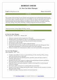 Their job description entails conducting surveys to identify clients with interests in making vehicle purchase. New Car Sales Manager Resume Samples Qwikresume