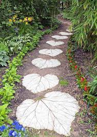 Small pebbles fill in around the larger rocks to create a natural look. 50 Very Creative And Inspiring Garden Stone Pathway Ideas
