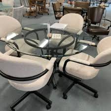 We feature kitchen and dining room furniture for casual meals, such as barstools that are great for the kitchen island or breakfast table that's a space saver. Caster Dining Sets Barstools And Dinettes In Raleigh
