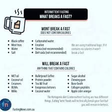 What Breaks A Fast Intermittent Fasting Tips Swipe Left For More Interesting Facts About Fasting From Fastingnews Fastingnews Th Diet Keto Diet Keto
