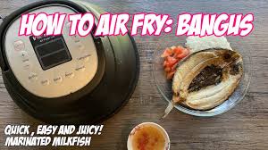 Return to the airfryer if it needs longer and. How To Air Fry Bangus Marinated Milkfish Youtube