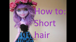 Dolls with short hair are great gifts for girls & boys with short hair themselves. How To Give No Cut Short Hair On Dolls By Eahboy Youtube