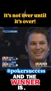 It’s not over until it’s over. So don’t celebrate before you actually win.,  #pokersuccess #pokermindset #pokermemes #pokerplayers