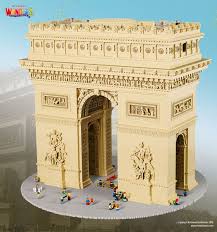 Lego Arc De Triomphe Wonders Of The World Around The World Theme Famous Monuments