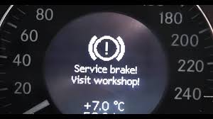Problem Is Solved Error Service Brake Visit Workshop On The Mercedes W211 W219 Service Brake Youtube