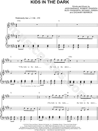 All Time Low Kids In The Dark Sheet Music In E Major Transposable Download Print Sheet Music Music Chords All Time Low