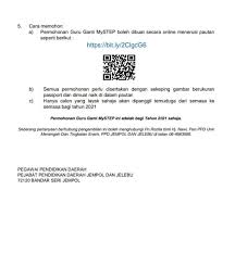 Bagaimana cara untuk anda membuat permohonan guru ganti bagi tahun 2020 secara online? Ppd Jempol Jelebu Beitrage Facebook