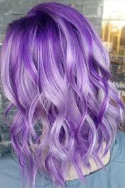 24 Stunning Purple Highlights Ideas To Make Your Daily Look Unique Light Hair Color Hair Color Purple Purple Balayage