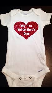 Cat & jack baby boys' valentine's day denim suspenders set. My First Valentines Day Baby Onesie Glitter Heart Baby Girls 1st Rkcreativeimpressions