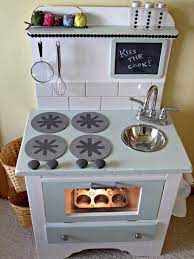 From Nightstand To Play Kitchen Spearmint Baby Diy Play Kitchen Diy Kids Kitchen Kids Play Kitchen