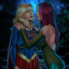 The Long Halloween: Supergirl & Poison Ivy by MrsPerilCreator 