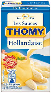Delicate and refined, hollandaise sauce is a must in gourmet cooking. Thomy Hollandaise 250 Ml