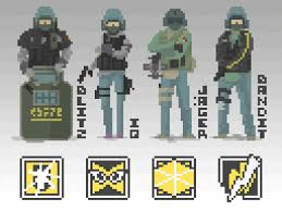 Gsg 9 Pixels This Artwork Is Belong To Notfuji Please Rate It In Steam Rainbow Six Siege Memes Rainbow Art Rainbow Six Siege Art