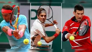 Roger federer with his record 20 grand slam titles leads the overall title list in men's tennis history, rafael nadal has 17 and followed by djokovic who just won his 15th career grand slam after beating nadal in 2019 australian open final. Nadal Djokovic Federer The Big Three Vie For French Open Each With His Own Motivation Deccan Herald