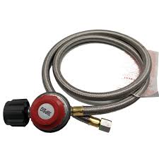 If you are connecting to an existing gas line, you must take into consideration the surplus capacity of the existing system, to ensure you will have sufficient pressure at your fire pit. Propane Gas Fire Pit Replacement Spare Part 0 30psi High Pressure Regulator With Stainless Steel Braided Hose 4feet Long Gas Heater Parts Aliexpress
