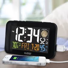 Find many great new & used options and get the best deals for radio controlled clock atomic alarm at the best online prices at ebay! La Crosse Technology Atomic Color Alarm Clock Atomic Clocks Online