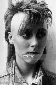 A Female Punk With A Mullet Mohican 1980 Surfer Girl Punk Pretty Face