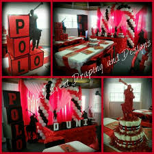 Red Black And Gold Baby Shower Ideas Red Black And White Polo Baby Shower Polo Baby Shower Baby Bear Baby Shower White Baby Showers