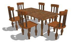 Burr walnut dining suite by maple and. Antique Dining Table 3d Warehouse