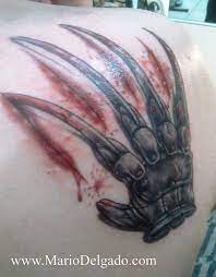 Freddy krueger mask gloves cosplay a nightmare on elm street full face horror scary prop latex. 5 Freddy Krueger Claw Scratch Tattoos