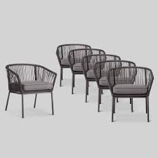 Standish 6pk Patio Dining Chair Project 62 Patio Furniture Collection Modern Outdoor Patio Modern Outdoor Dining