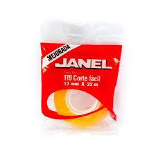 Cinta Adhesiva Transparente Janel 119 12mm X 33m Lumen Com Mx Oficina