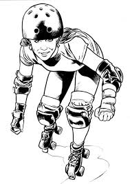 Derby Illustration Roller Derby Art Roller Derby Girls Roller Derby Skates