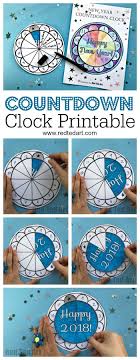 2020 Countdown Clock Printable For New Year S Eve Red Ted Art Make Crafting With Kids Easy Fun New Year S Eve Countdown New Years Countdown New Year S Eve Activities