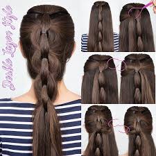 Loop the hook part of the threading tool around a portion of your braided hair. Buy Topsy Tail Hair Tools Tsmaddts 4 Pcs Hair Braiding Tool Topsy Tail Loop French Braid Loop Tool Topsy Tail Kit With 10pcs Hair Ties 2 Colors Online In Indonesia B07w5n749t