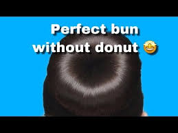 How To Make A Bun Without A Doughnut Tutorial Youtube Hair Donut Donut Bun Hairstyles Bun Hairstyles For Long Hair