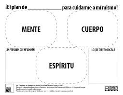 Check spelling or type a new query. Self Care Plan Translated To Spanish See Pdf Version For Readable Text Care Plan Hospital Social Work Dialectical Behavior Therapy