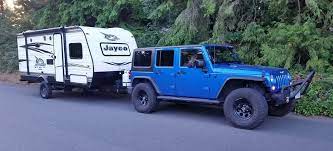 It weighs 4,850 pounds, which is at the upper limit of the motorhome's towing capacity. Here S Why The Jeep Wrangler Is Perfect For Rvers
