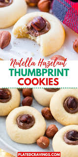 Nutella Thumbprint Cookies Nutella Recipes Easy Fun Easy Recipes Savory Holiday Recipes