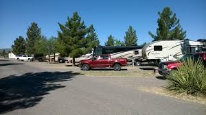 Rv park features 100 spaces with 30/50 amp service with full hookups, community center, showers, pool, ping pong, dog park and laundry facility. Maverick Ranch Rv Small Home Big Yard