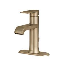 Truly a connector for the 21st century. Moen Genta Single Hole Single Handle Bathroom Faucet In Bronzed Gold Ws84760bzg The Home Depot Bathroom Faucets Single Handle Bathroom Faucet Faucet