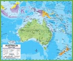 Surrounded by the indian, southern and pacific oceans, australia is separated from asia by the arafura and timor seas. Australia Maps Map Of Australia