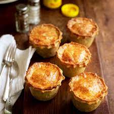 Individual Beef Pies Recipe Delicious Magazine Recipe Beef Pie Recipe Beef Pies Hot Water Crust Pastry