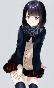 Image of short haired girl anime planet. Hd Wallpaper Anime Anime Girls Sweater Short Hair Wallpaper Flare