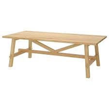 Skogsta Dining Table Acacia Ikea In 2020 Ikea Oak Table Oak