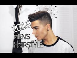 How to style a fauxhawk. 2016 Men S Hairstyle Tutorial Modern Faux Hawk Youtube