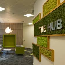 Natural Mousse 100 Ideas Of Original Decorative Items Furniture Design Decoration In 2020 Office Interior Design Moss Wall Wall Design