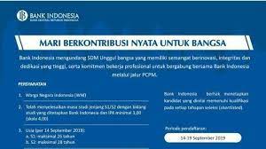 Jumlah bank di indonesia saat ini tercatat sebanyak 116 bank. Lowongan Kerja Di Bank Indonesia Tutup 19 September 20 Bidang Studi Ini Perkiraan Gaji Pegawai Bi Bangka Pos